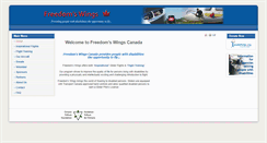 Desktop Screenshot of freedomswings.ca